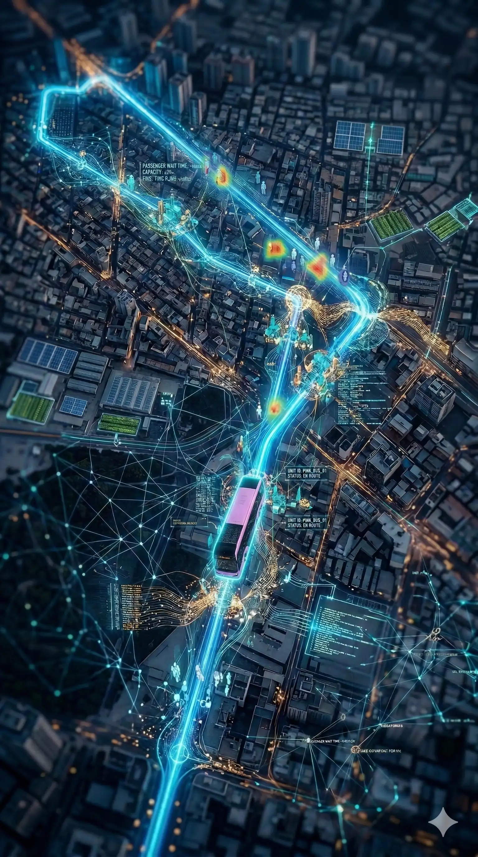 Flota de autobuses eléctricos urbanos